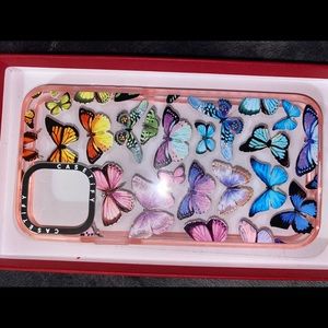 Casetify iPhone 11 Pro rainbow butterfly case